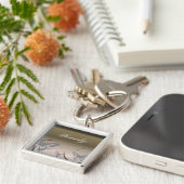 プラチナバタフライトリオキーチェーン キーホルダー (側面)