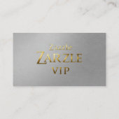 プラチナビジネスカードシルバー 名刺 (裏面)