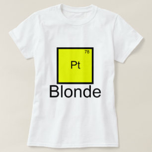 プラチナブロンド元素パンワードTシャツ Tシャツ