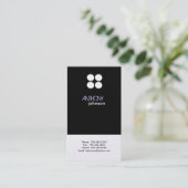 プラチナプロフィールは|のモダンを梳きます 名刺 (スタンド正面)