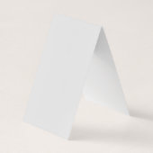 プラチナムグレイモダンミニマル 名刺 (裏面)