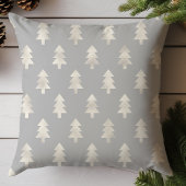 プラチナムグレークリスマスツリーズホリデー クッション