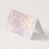 プラチナム金ゴールドグリッターイベントプランナー名刺 名刺 (裏面)