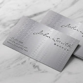 プラチナメタル実在エステートブローカーの名刺 名刺