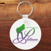 プラチナロゴキーチェーン キーホルダー (正面)