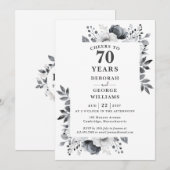 プラチナ応援結婚～70周年 招待状 (正面/裏面)