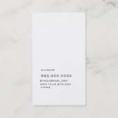 プラチナ格子 名刺 (裏面)