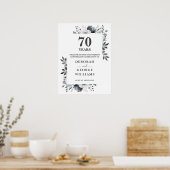 プラチナ70周年結婚歓迎サイン ポスター (キッチン)