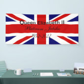 プラチナ700年。 横断幕 (トレードショー)