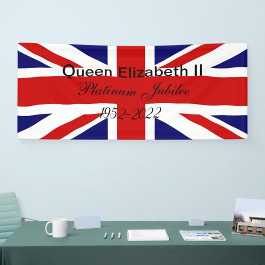 プラチナ700年。 横断幕 (トレードショー)