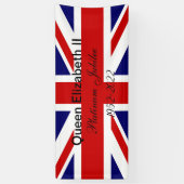 プラチナ700年。 横断幕 (縦)