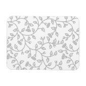 プラチナ、スノードリフト、スターダストの装飾的なデザイン。 マグネット (横)