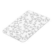 プラチナ、スノードリフト、スターダストの装飾的なデザイン。 マグネット (左側)