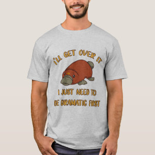 プラチプスを乗り越える Tシャツ