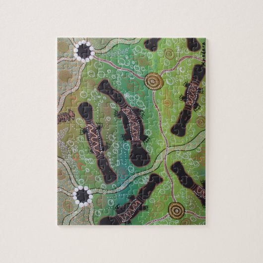 プラチプス夢 ジグソーパズル (縦)