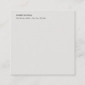 プラチユニークモダンナムグレイスタイリッシュミニマル エンクロージャーカード (正面)