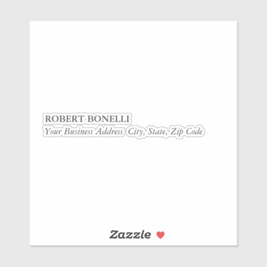 プラチユニークモダンナムグレイスタイリッシュミニマル シール (シート)