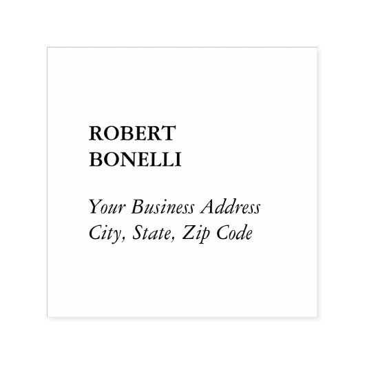 プラチユニークモダンナムグレイスタイリッシュミニマル セルフインキングスタンプ (デザイン)