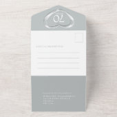 プラチ結婚ナの70年記念パーティーイベント オールインワン招待状 (外側)