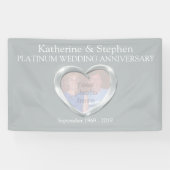 プラチ結婚ナムのハートフォトバナー 横断幕 (横)