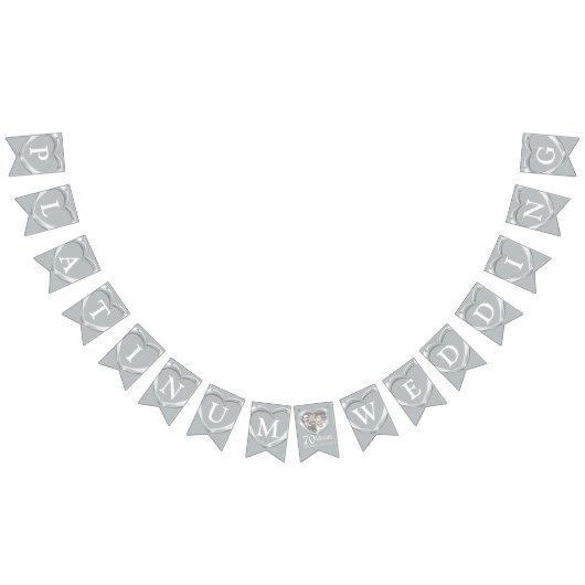 プラチ結婚ナム70周年記念写真バンティング バンティングフラッグ (全)