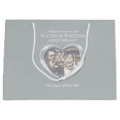 プラチ結婚ナ記念日抱き枕 ラージペーパーバッグ (正面)