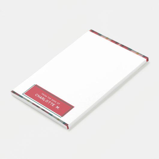 プラックラシックドカラフルパーソナライズされた ポストイット (アングル)