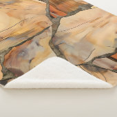 プラッシュカスタマイズ可能シャーパフリーススロー シェルパブランケット (3/4)