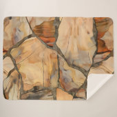 プラッシュカスタマイズ可能シャーパフリーススロー シェルパブランケット (正面(横))