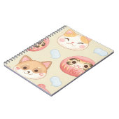 プラッシュ顔バイナターシャ ノートブック (左側)