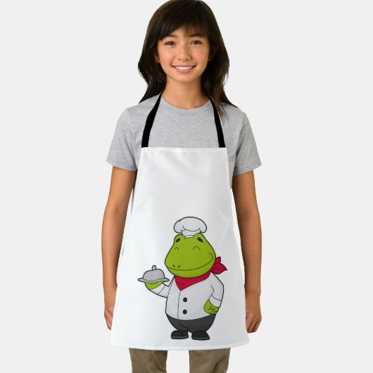 プラッタでカエルを調理師として エプロン (インサイチュ)