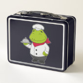 プラッタでカエルを調理師として メタルランチボックス (裏面)