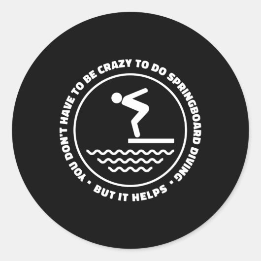 プラットフォームダイバースプリングボードダイビング ラウンドシール (正面)