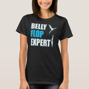 プラットフォームダイバーユーモアスプリングボードダイビング2 Tシャツ
