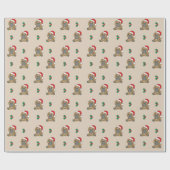 プラットプスクリスマスウィンターアニマルズホリデープラットプス ラッピングペーパー (フラット)