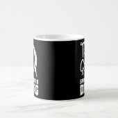 プラットホームダイバーガール – スプリングボードダイビング コーヒーマグカップ (中央)