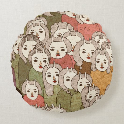 プラットホーム2012年 ラウンドクッション (正面)