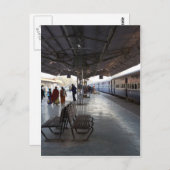 プラットホーム2・3番ジョドプル駅 ポストカード (正面/裏面)