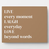 プラッ感動的ク フォトプラーク (正面)