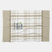 プラッ素朴ドとメリー明るいクリスマス キッチンタオル (横)