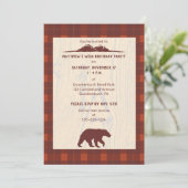 プラッ素朴ドベアと山の誕生日パーティー 招待状 (スタンド正面)