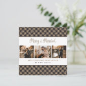 プラッ素朴ドメリーとク結婚したリスマスカード シーズンカード (スタンド正面)