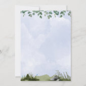 プラティプス誕生日招待状 招待状 (裏面)