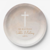 プラトスデバウティゾモラドスペインの紙プレート ペーパープレート (正面)