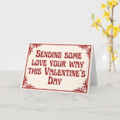 プラトニックな愛を伝えるバレンタインカードを送る カード (黄色い花)