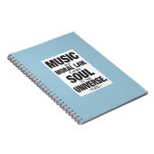 プラトンの引用文のノート ノートブック (右側)