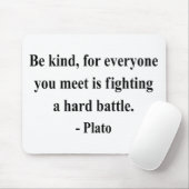 プラトンの引用文1a マウスパッド (マウス)