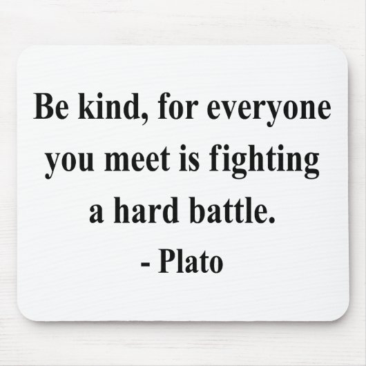 プラトンの引用文1a マウスパッド (正面)