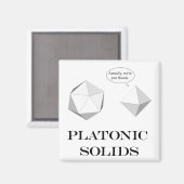 プラトン固体磁石 マグネット (正面/裏面)