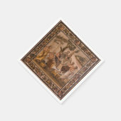 プラトン・アカデミーのモザイク スタンダードカクテルナプキン (角)